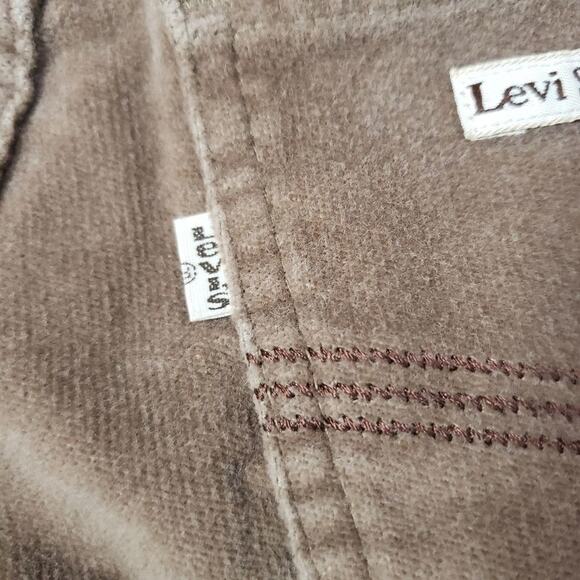 Vintage 1970s Velour 547 White Tab Levi's, size 30x35 (28x35) - Picture 5 of 13
